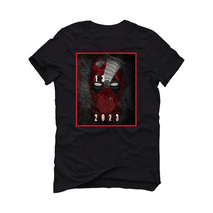 Air Jordan 13 Wolf Grey - Black T-Shirt (13pool) - Image 2