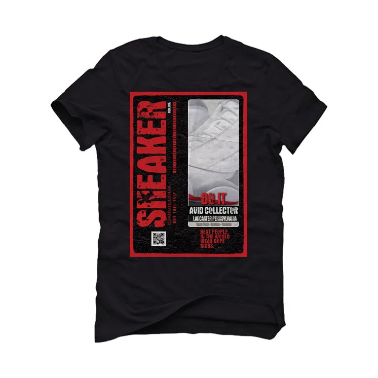 Air Jordan 13 Wolf Grey - Black T-Shirt (SNEAKERS COLLECTOR) - Image 2