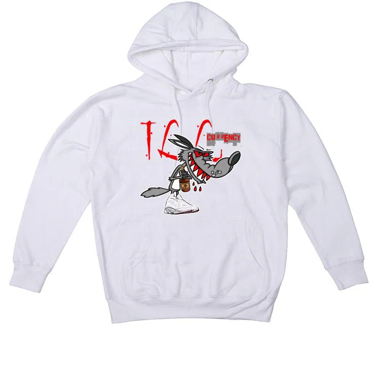 Air Jordan 13 Wolf Grey - White T-Shirt (Henny Wolf) - Image 3