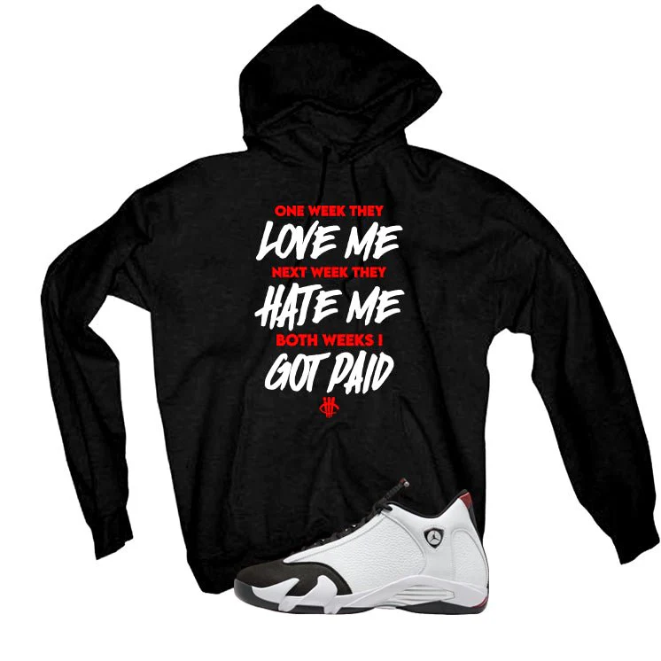 Air Jordan 14 Black Toe Black T-Shirt (Paid)| illcurrency - Image 3