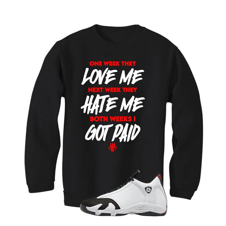 Air Jordan 14 Black Toe Black T-Shirt (Paid)| illcurrency - Image 4