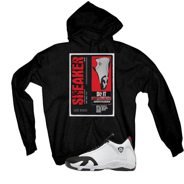 Air Jordan 14 Black Toe Black T-Shirt (Sneaker Collector)| illcurrency - Image 3