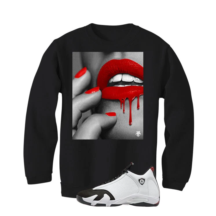 Air Jordan 14 Black Toe Black T-Shirt (Touch)| illcurrency - Image 4