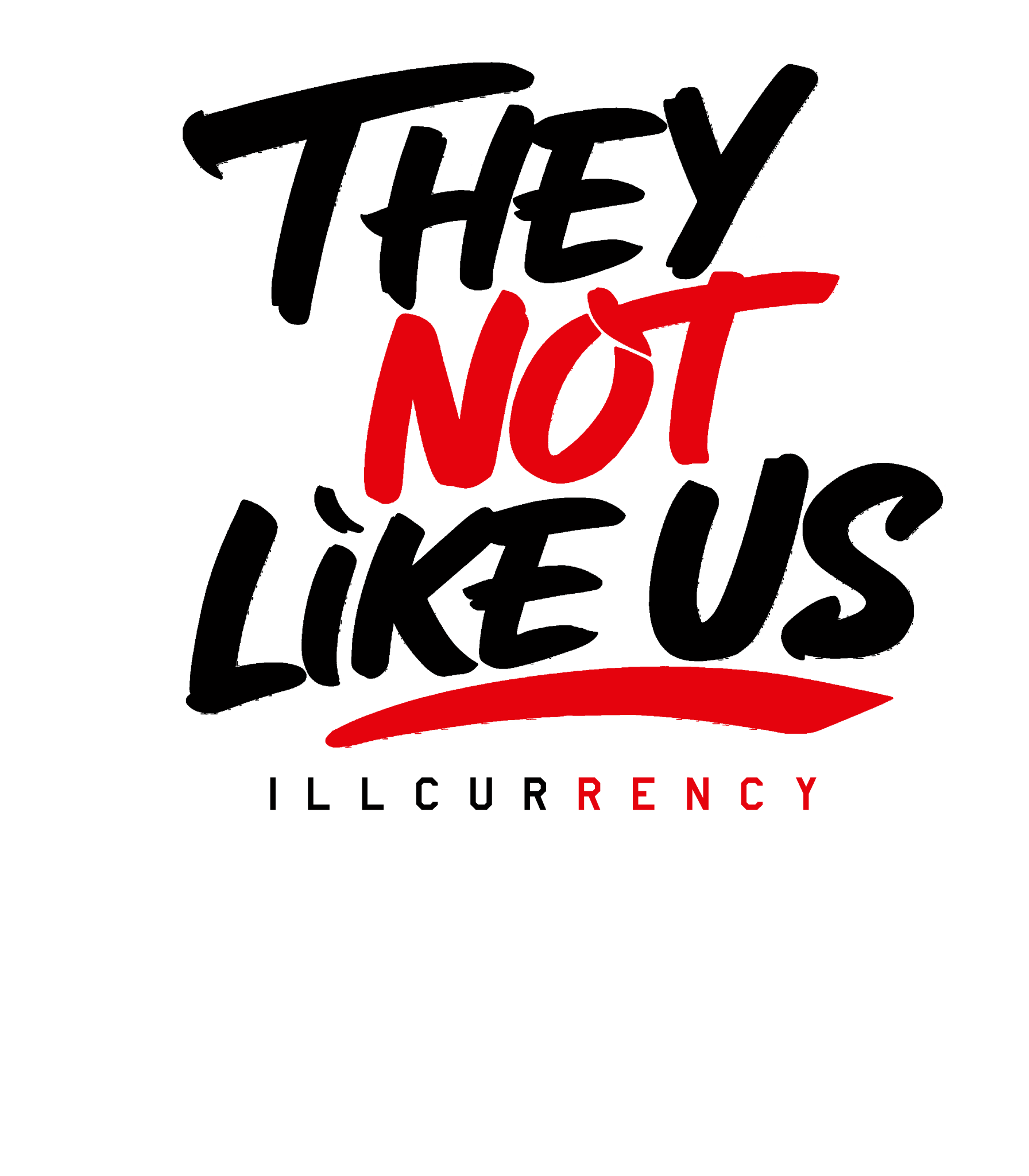 Air Jordan 14 Black Toe White T-Shirt (They not like us)| illcurrency