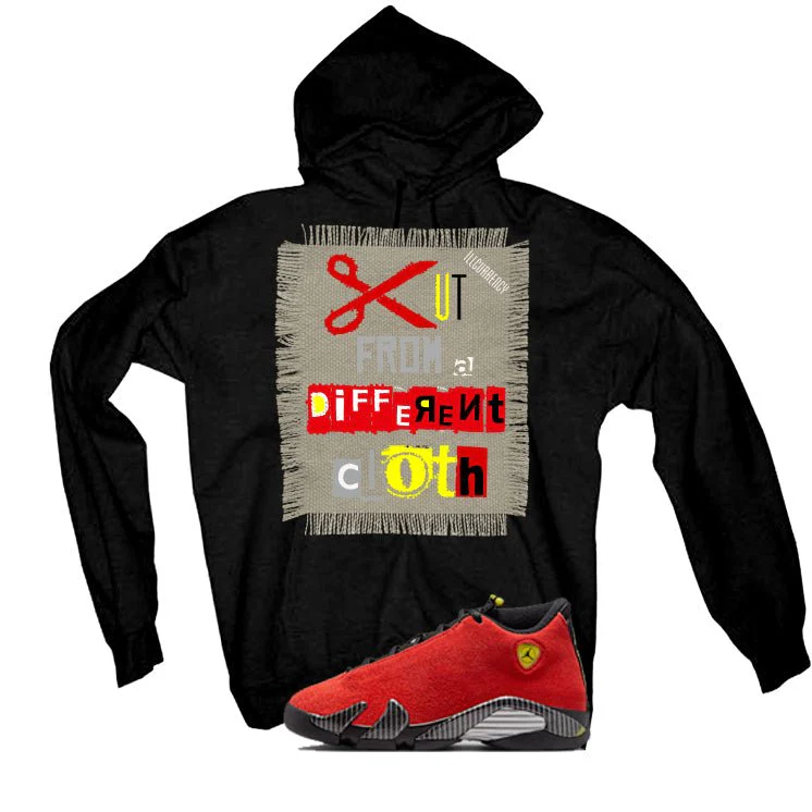 Air Jordan 14 Ferrari Black T-Shirt (Cut from a different cloth)| illcurrency - Image 3