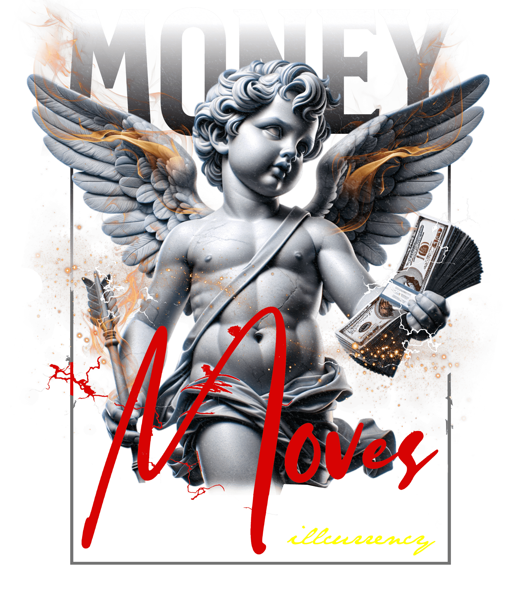 Air Jordan 14 Ferrari Black T-Shirt (Money Moves)| illcurrency