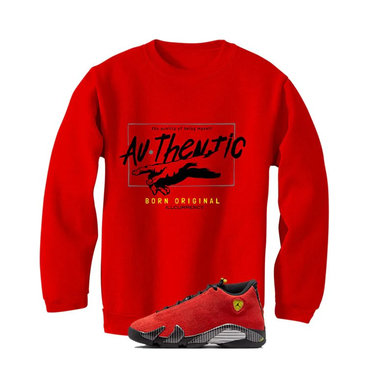 Air Jordan 14 Ferrari Red T-Shirt (Authentic)| illcurrency - Image 4