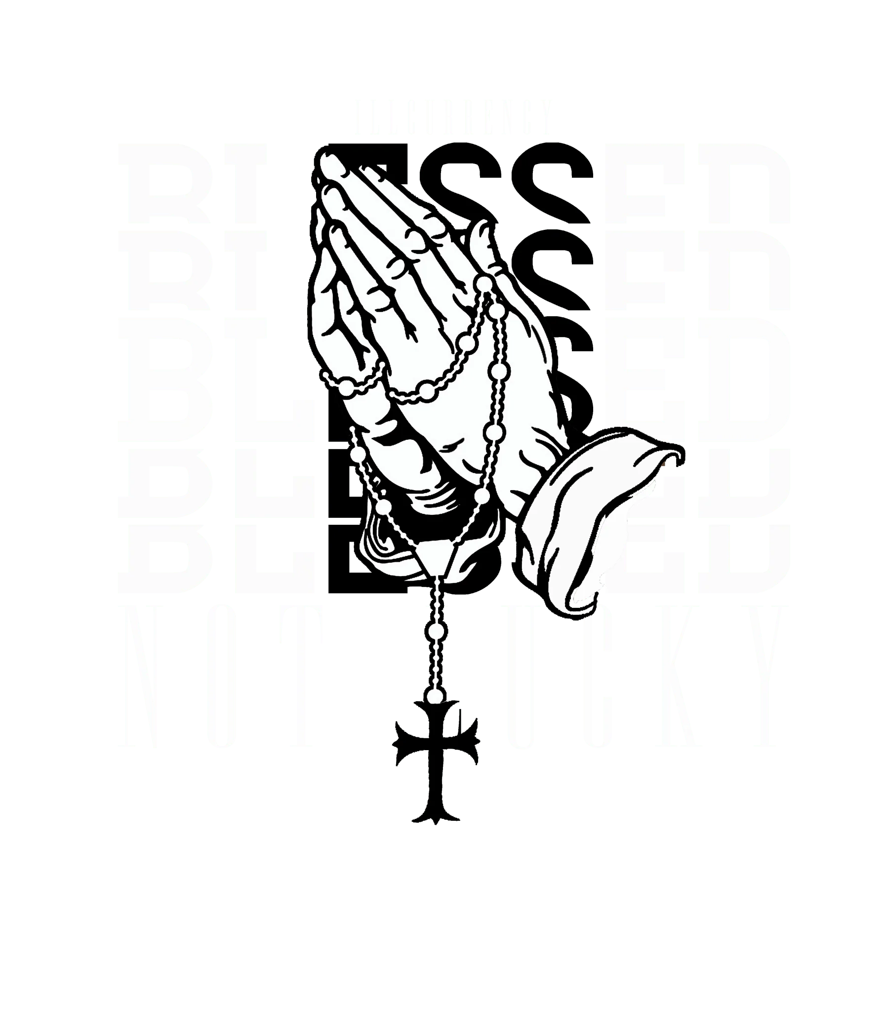 Air Jordan 14 “Flint Grey” | illcurrency Grey T-Shirt (Blessed not lucky)