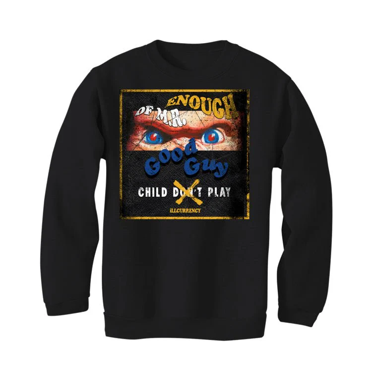 AIR JORDAN 14 LANEY |ILLCURRENCY Black T-Shirt (ENOUGH OF MR GOOD GUY) - Image 4