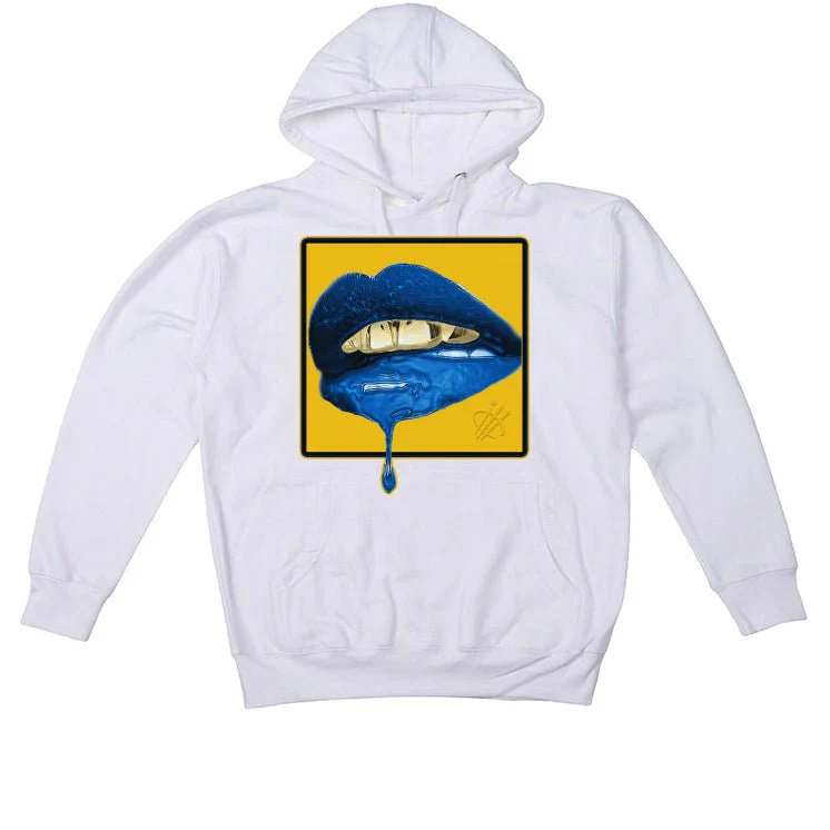 AIR JORDAN 14 LANEY |ILLCURRENCY White T-Shirt (LIPSTICK) - Image 3