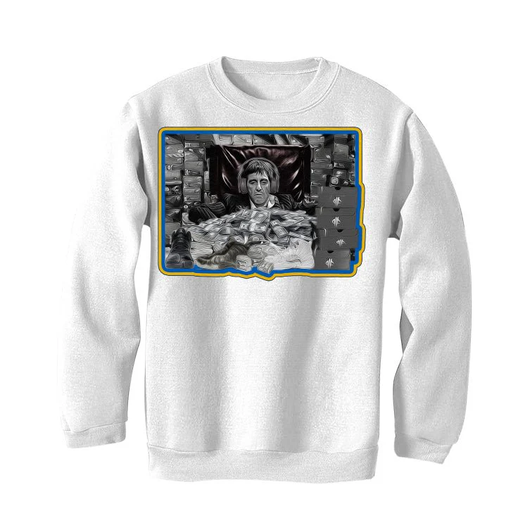 AIR JORDAN 14 LANEY |ILLCURRENCY White T-Shirt (OWN IT) - Image 4