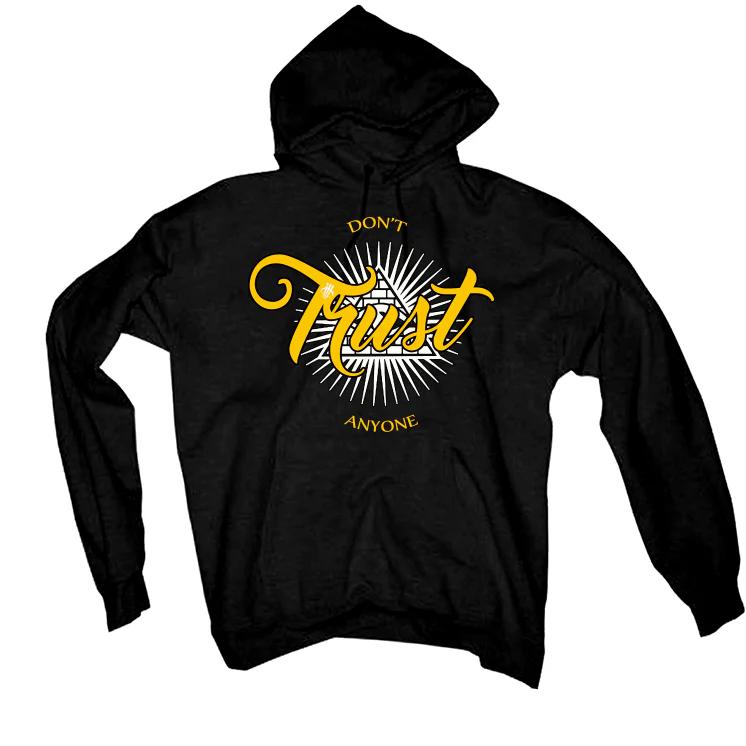 Air Jordan 14 “Light Ginger” Black T-Shirt (Dont Trust Anyone) - Image 3