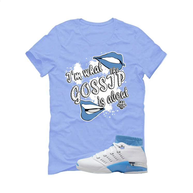 Air Jordan 17 Low University Blue Carolina Blue T-Shirt (Gossip)| illcurrency - Image 2