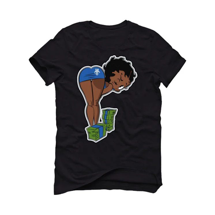 Air Jordan 2 Low Varsity Royal - Black T-Shirt (BOO) - Image 2