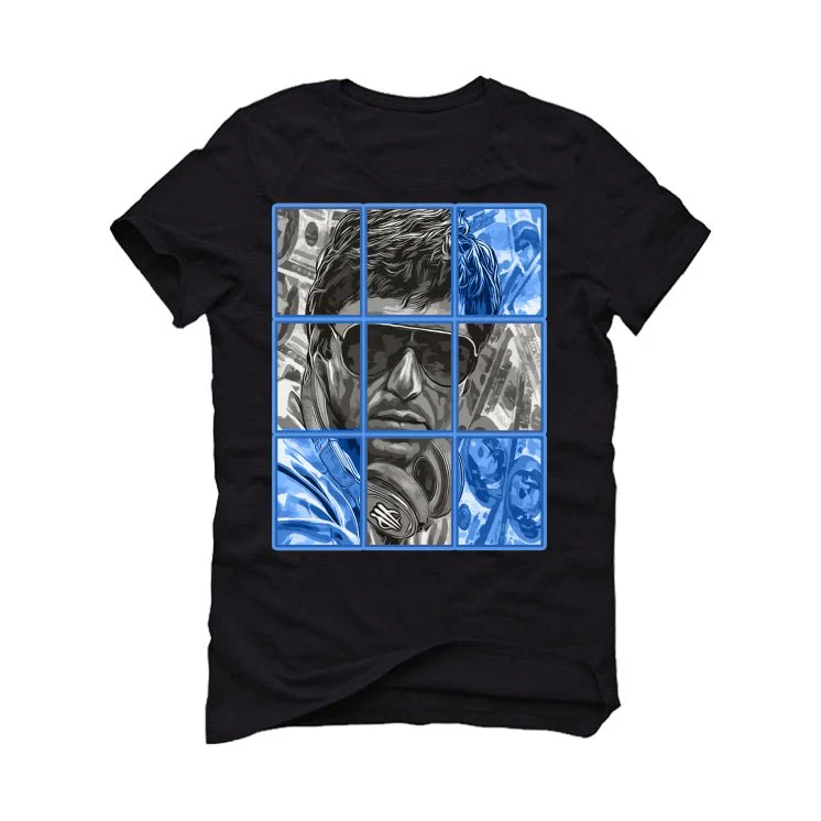 Air Jordan 2 Low Varsity Royal - Black T-Shirt (PACINO) - Image 2
