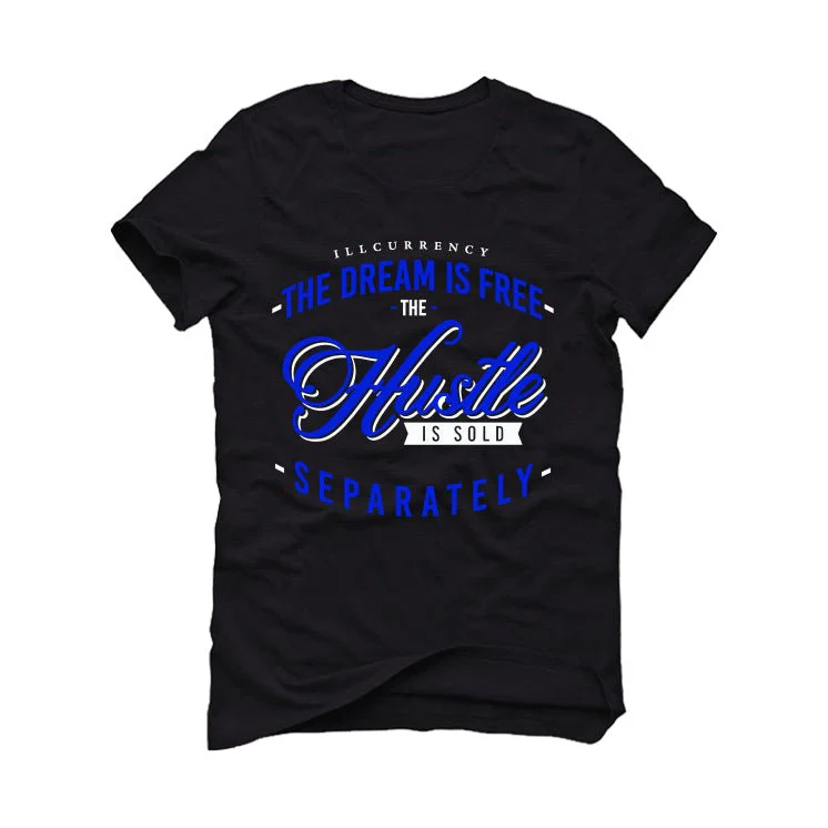 Air Jordan 2 Low Varsity Royal - Black T-Shirt (The dream is free) - Image 2