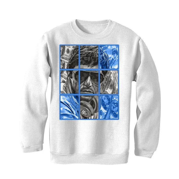 Air Jordan 2 Low Varsity Royal - White T-Shirt (PACINO) - Image 4