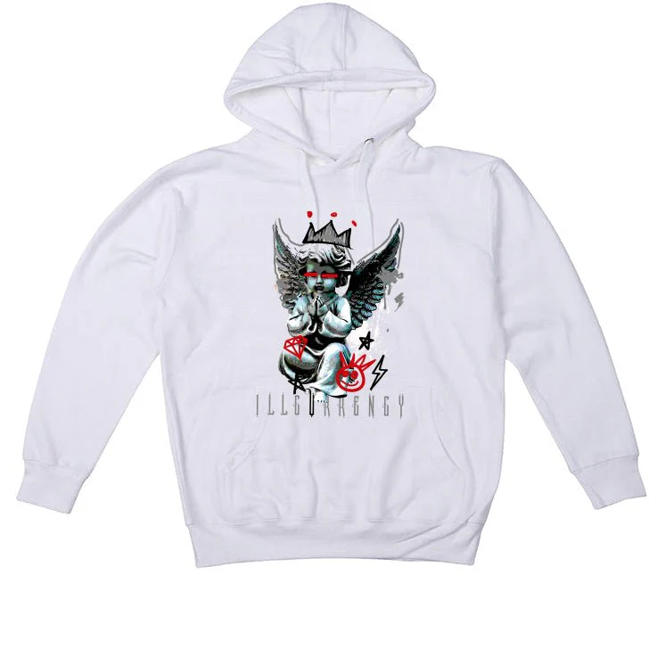 Air Jordan 2 “Python” | illcurrency White T-Shirt (Graffiti Angel) - Image 3