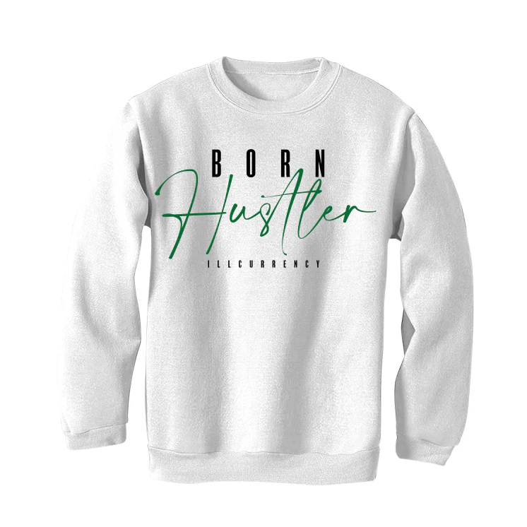 Air Jordan 2 “Wings Program” | illcurrency White T-Shirt (Born Hustler) - Image 4