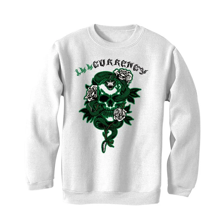 Air Jordan 2 “Wings Program” | illcurrency White T-Shirt (Snake skeleton rose) - Image 4