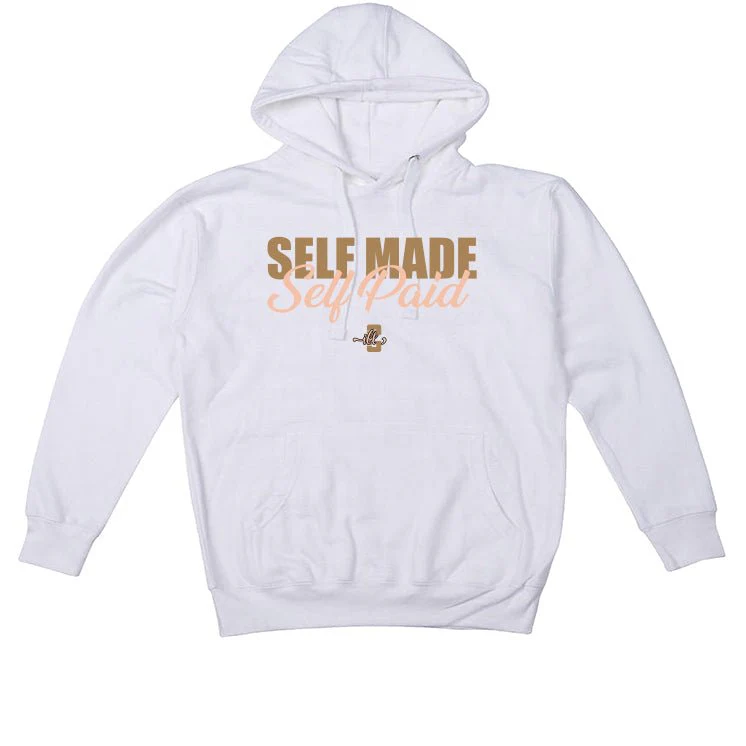 Air Jordan 2 WMNS Muslin | illcurrency White T-Shirt (Self Made Self Paid) - Image 3
