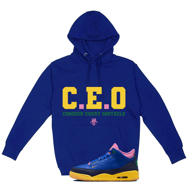 Air Jordan 3 Brazil Matching t-shirt, sweatshirts & hoodies Royal Blue T-Shirt (Ceo)| illcurrency - Image 3