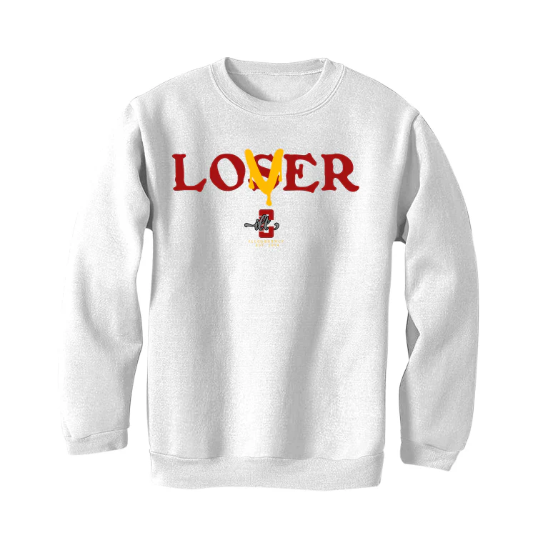 Air Jordan 3 “Cardinal” White T-Shirt (Lover) - Image 4