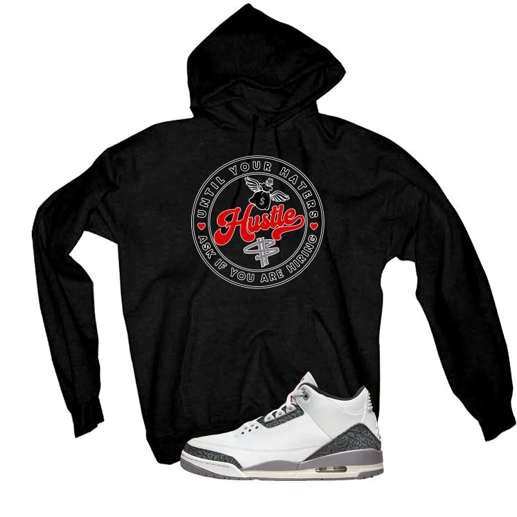 Air Jordan 3 Cement Grey Black T-Shirt (Haters Catch Up)| illcurrency - Image 3