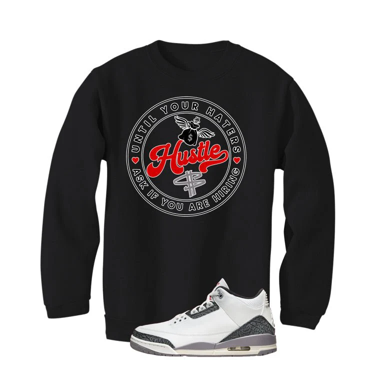 Air Jordan 3 Cement Grey Black T-Shirt (Haters Catch Up)| illcurrency - Image 4