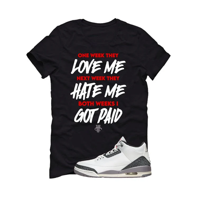 Air Jordan 3 Cement Grey Black T-Shirt (Paid)| illcurrency - Image 2