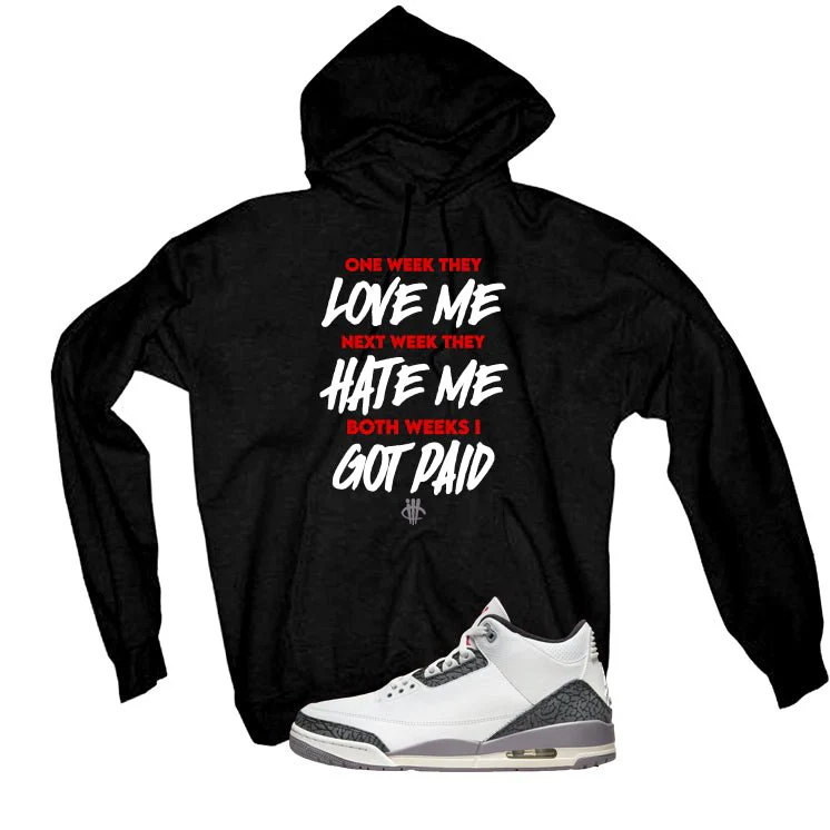 Air Jordan 3 Cement Grey Black T-Shirt (Paid)| illcurrency - Image 3