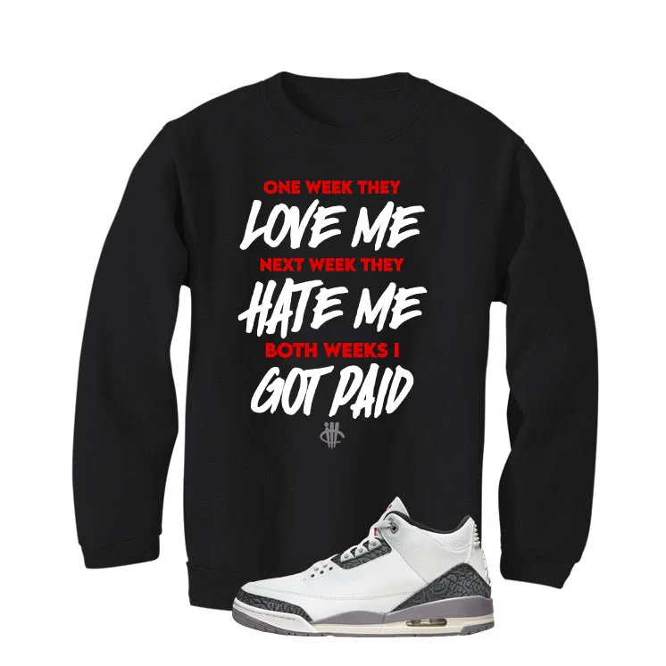 Air Jordan 3 Cement Grey Black T-Shirt (Paid)| illcurrency - Image 4