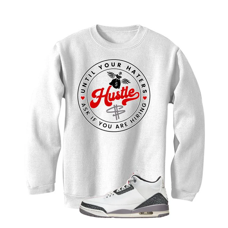 Air Jordan 3 Cement Grey White T-Shirt (Haters Catch Up)| illcurrency - Image 4