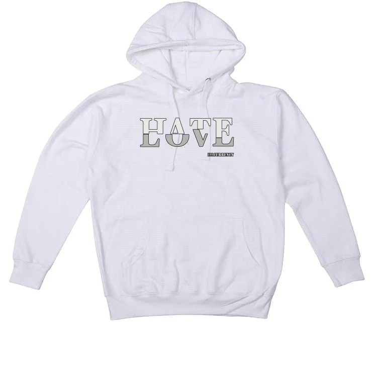 Air Jordan 3 Craft “Ivory” | illcurrency White T-Shirt (Hate Love) - Image 3