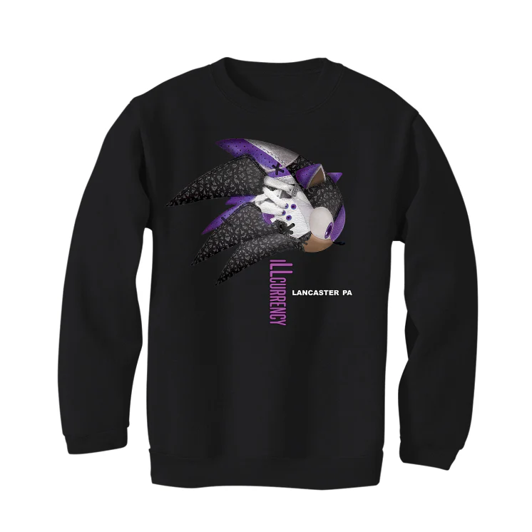 Air Jordan 3 Dark Iris - Black T-Shirt (ELEPHANT PRINT SONIC) - Image 4