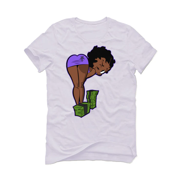 Air Jordan 3 Dark Iris - White T-Shirt (BOO) - Image 2