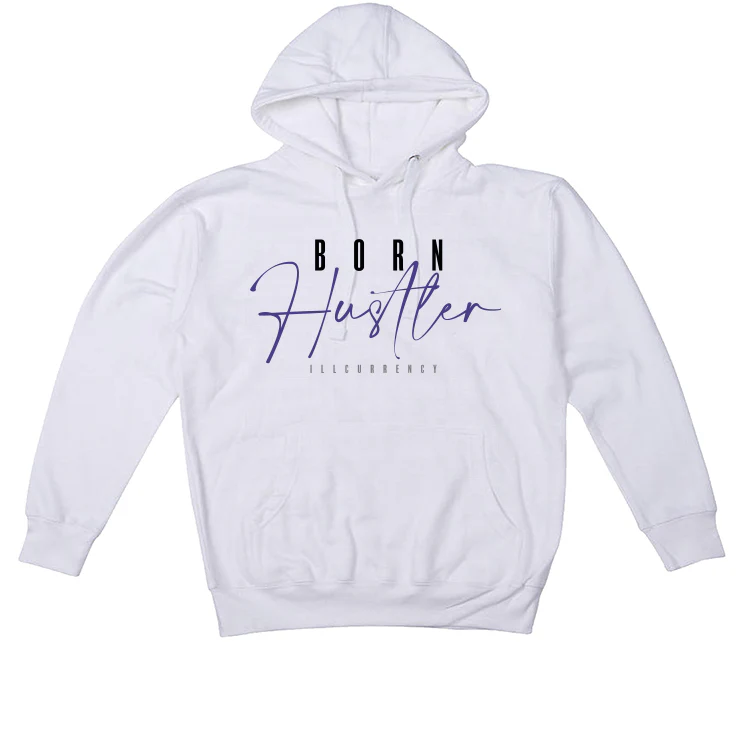AIR JORDAN 3 "DARK IRIS" White T-Shirt (Born Hustler) - Image 3