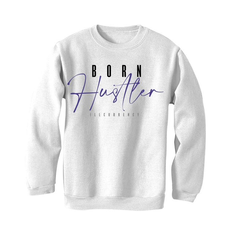 AIR JORDAN 3 "DARK IRIS" White T-Shirt (Born Hustler) - Image 4