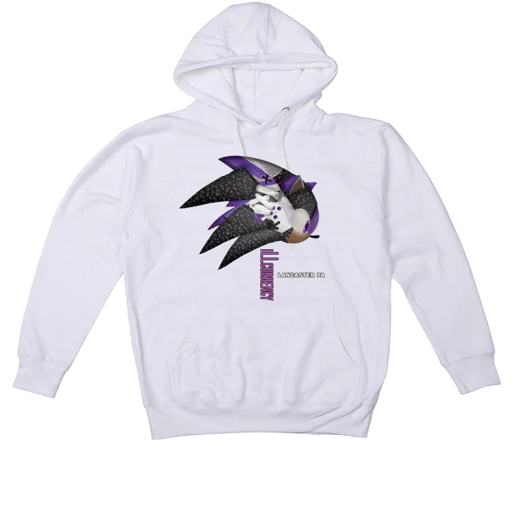 Air Jordan 3 Dark Iris - White T-Shirt (ELEPHANT PRINT SONIC) - Image 3