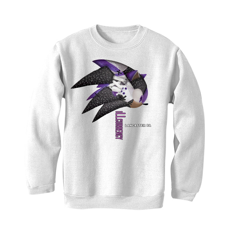 Air Jordan 3 Dark Iris - White T-Shirt (ELEPHANT PRINT SONIC) - Image 4