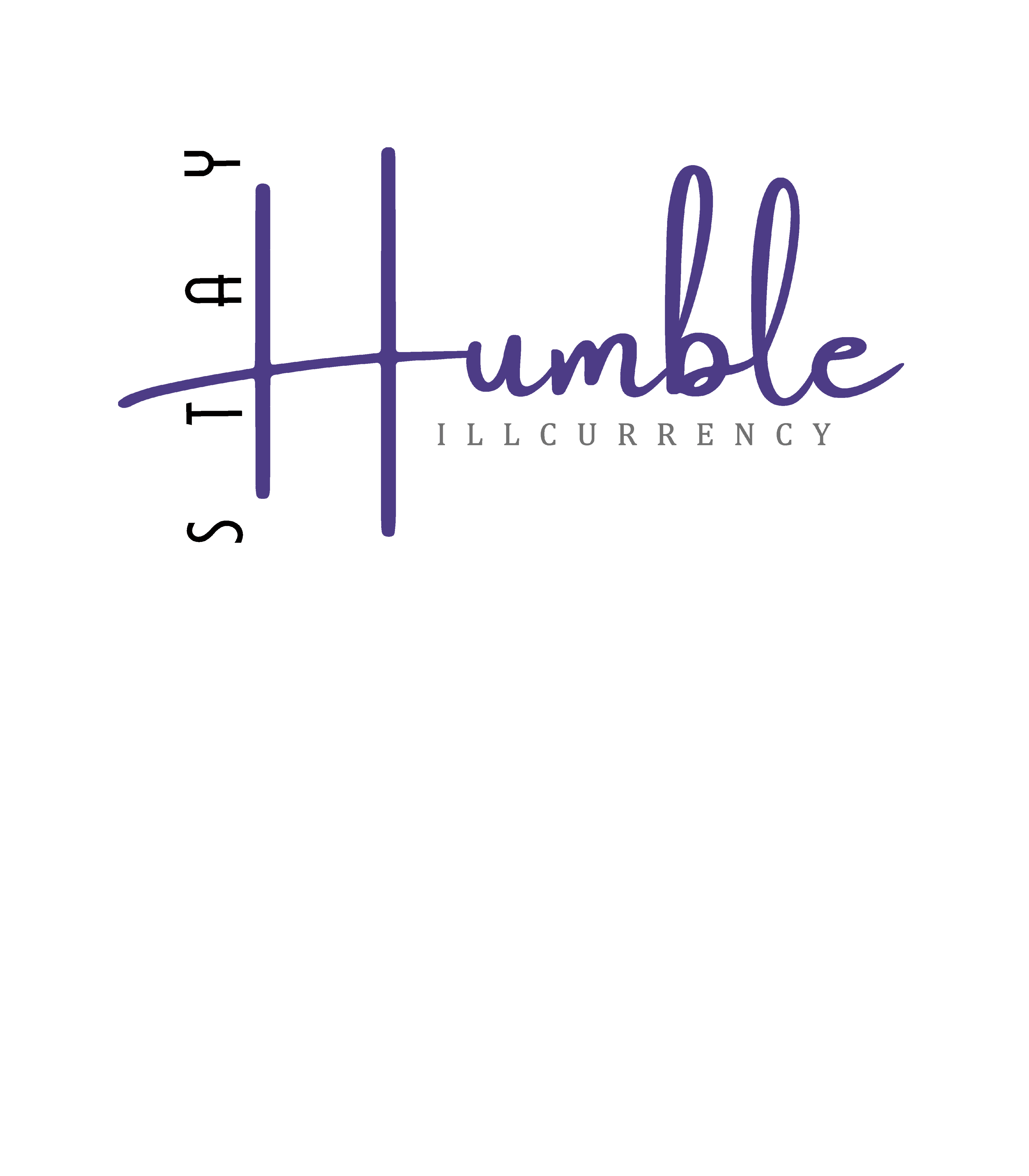AIR JORDAN 3 "DARK IRIS" White T-Shirt (Stay Humble)