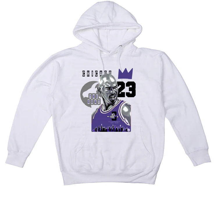 AIR JORDAN 3 "DARK IRIS" White T-Shirt (The Goat) - Image 3