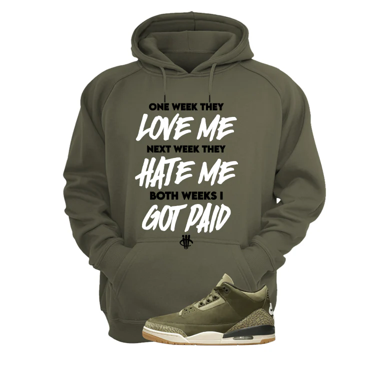 Air Jordan 3 Family Affair Matching T-Shirt, Sweatshirts & Hoodies Military Green T-Shirt (Paid)| illcurrency - Image 3