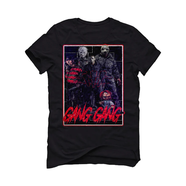 Air Jordan 3 “Fire Red” OG Black T-Shirt (GANG GANG) - Image 2