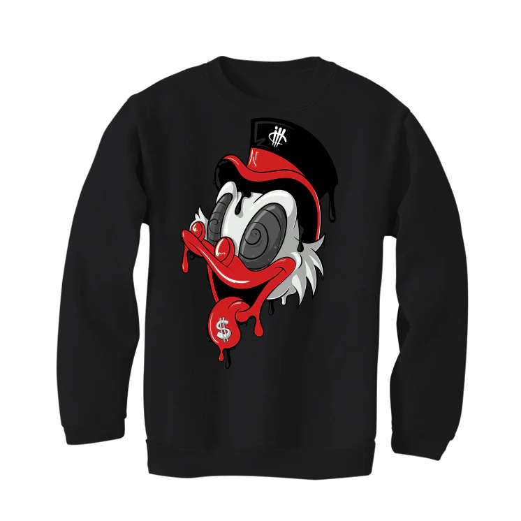 Air Jordan 3 “Fire Red” OG Black T-Shirt (Money Duck) - Image 4