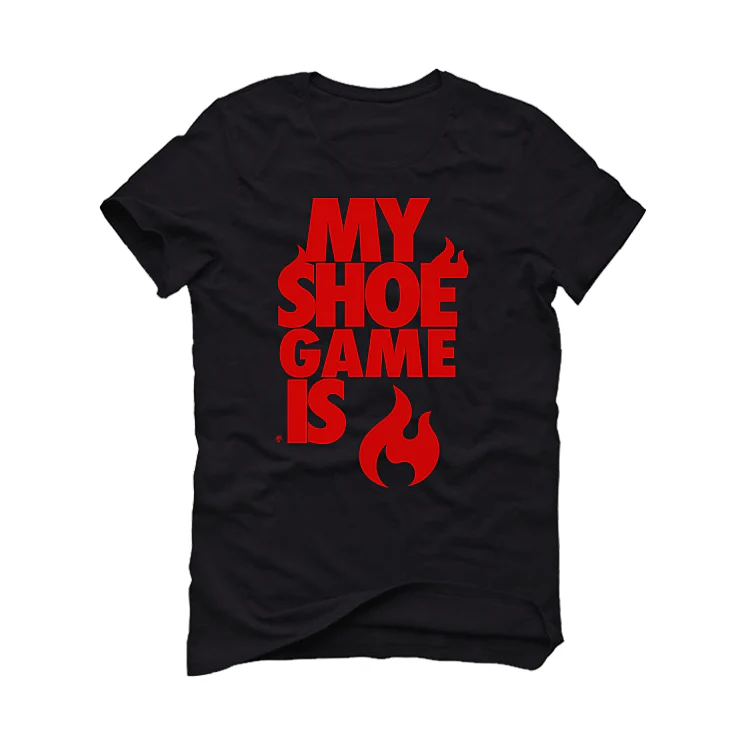 Air Jordan 3 “Fire Red” OG Black T-Shirt (SHOE GAME) - Image 2