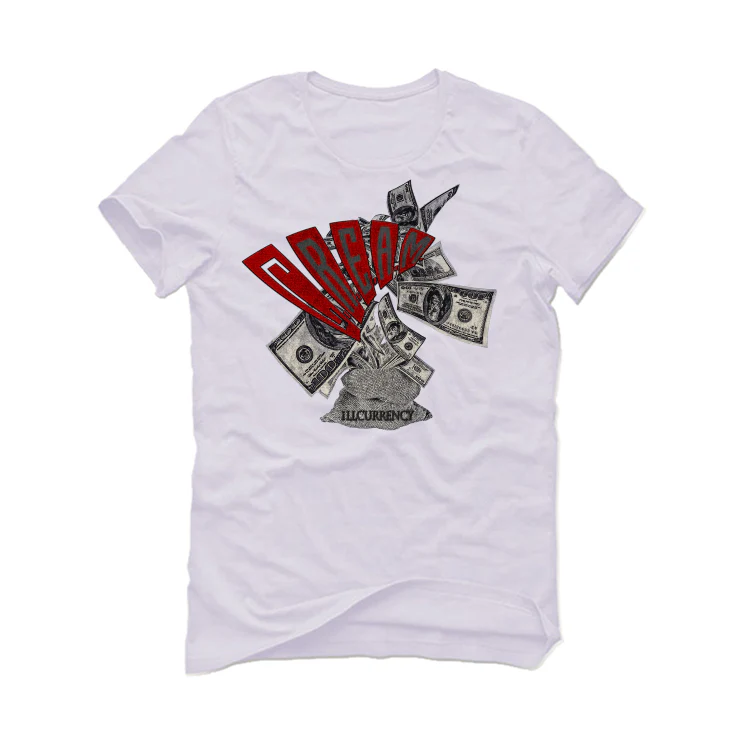 Air Jordan 3 “Fire Red” OG White T-Shirt (CREAM) - Image 2