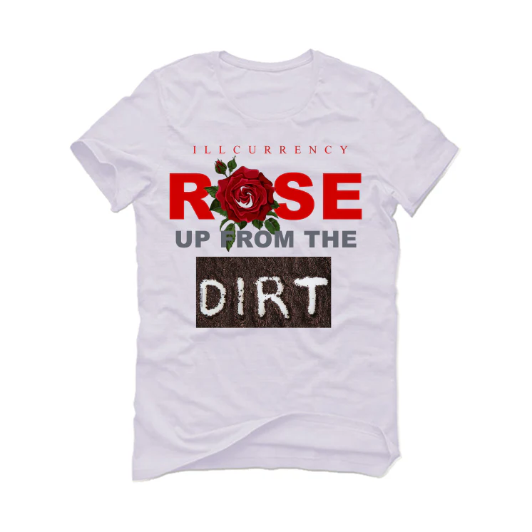 Air Jordan 3 “Fire Red” OG White T-Shirt (Rose up from the dirt) - Image 2