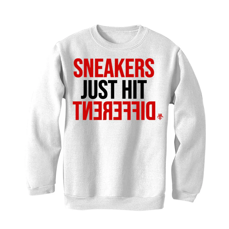 Air Jordan 3 “Fire Red” OG White T-Shirt (SNEAKERS HIT DIFFERENT) - Image 4