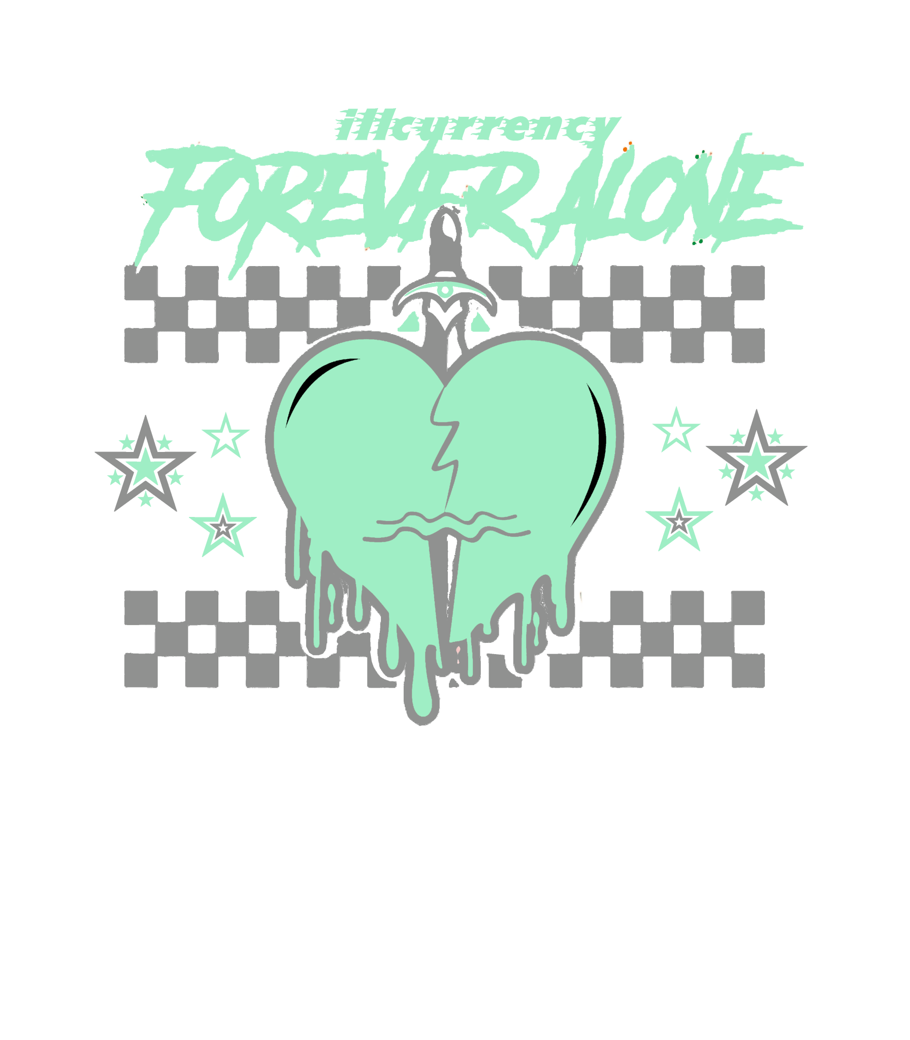 Air Jordan 3 “Green Glow” | illcurrency Black T-Shirt (Forever Alone)